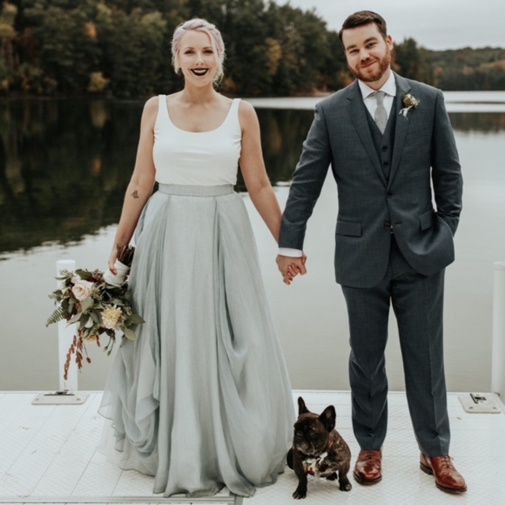 Carol Hannah Kensington Dress w/ Custom Blue Skirt
